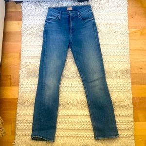 Mother midrise straight jean